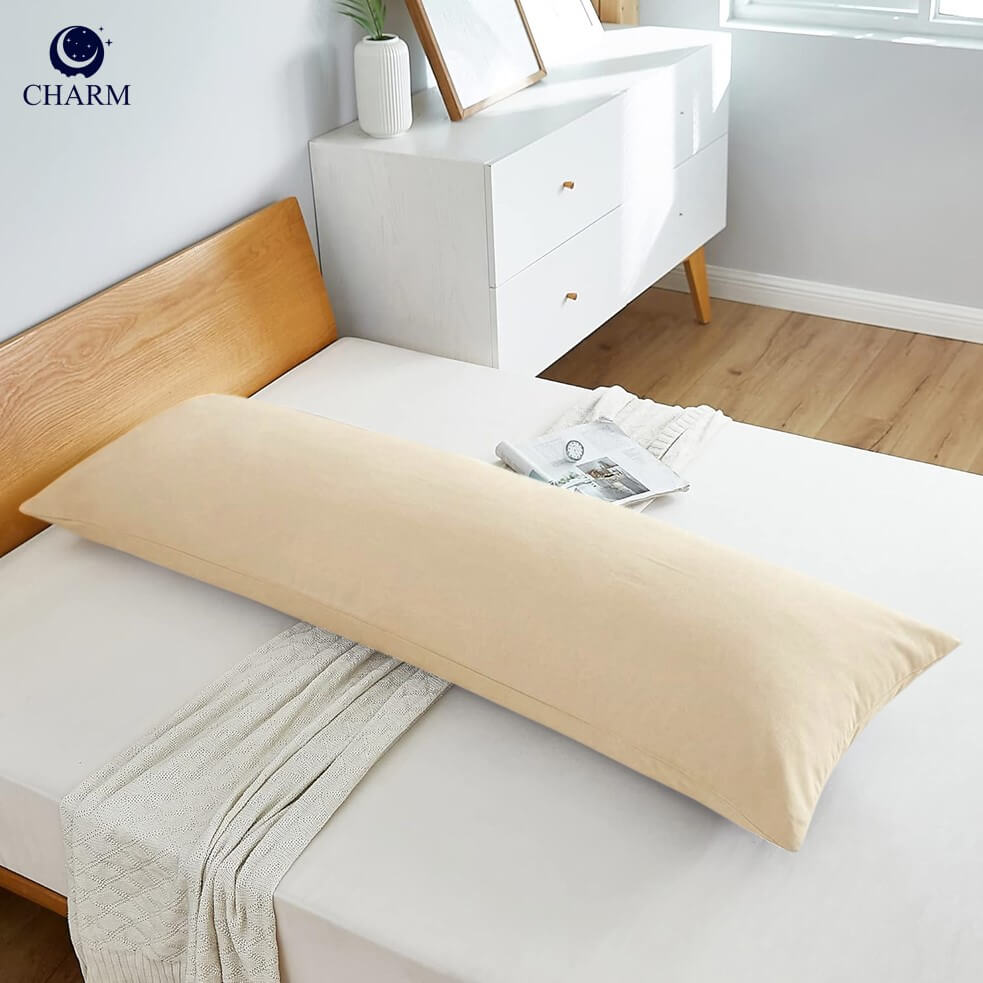 ปลอกหมอน BODY CHARM CUDDLE ขนาด 16 X 42 นิ้ว CREAM